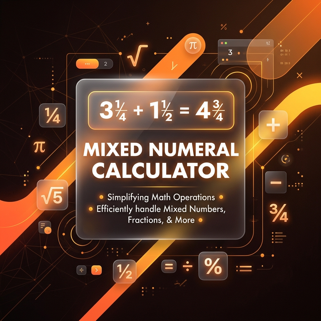 Mixed Numeral Calculator logo
